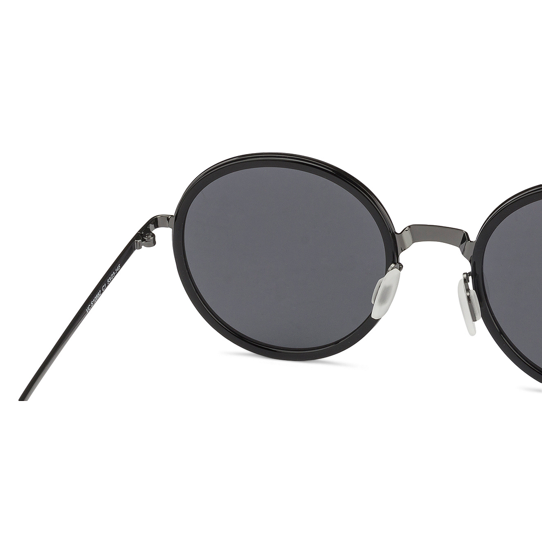 Vincent Chase Online Gunmetal Full Rim Round left side