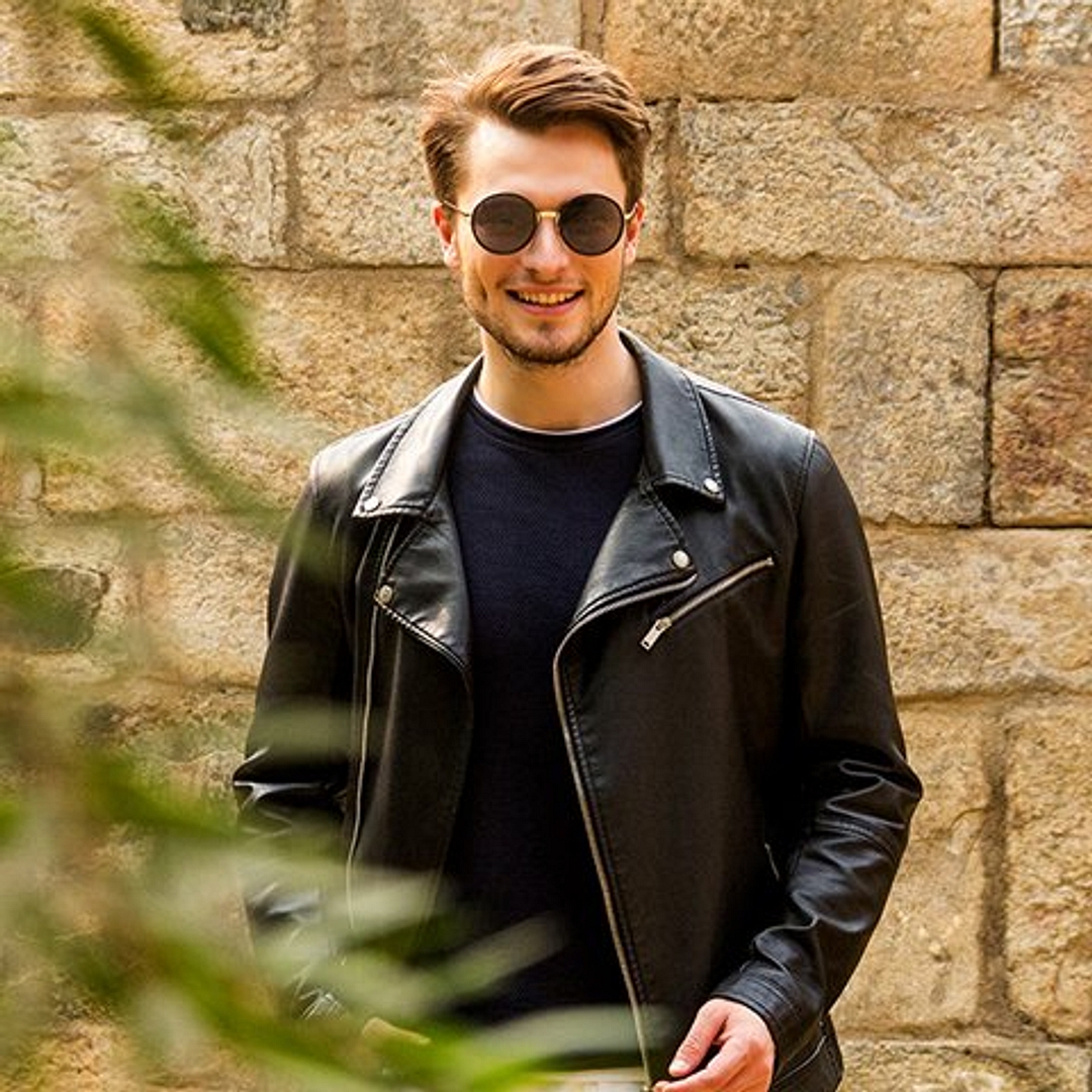 Vincent Chase Online Gold Full Rim Round left side