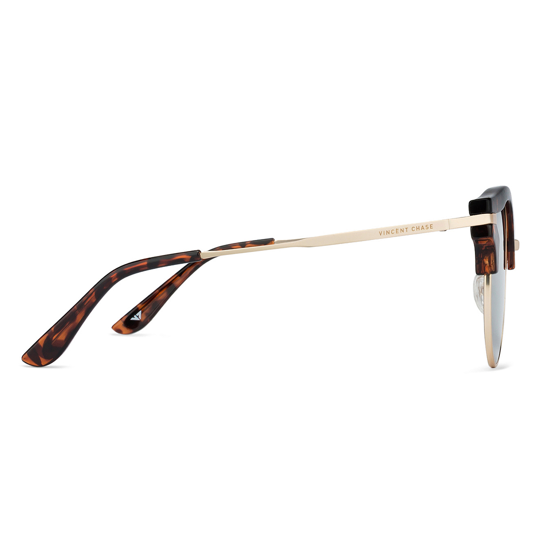 Vincent Chase Online Gold Full Rim Clubmaster right side