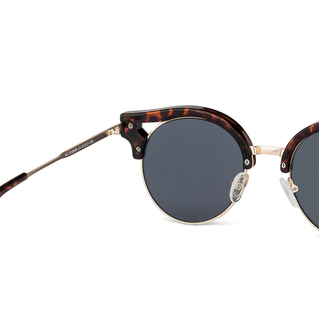 Vincent Chase Online Gold Full Rim Clubmaster left side