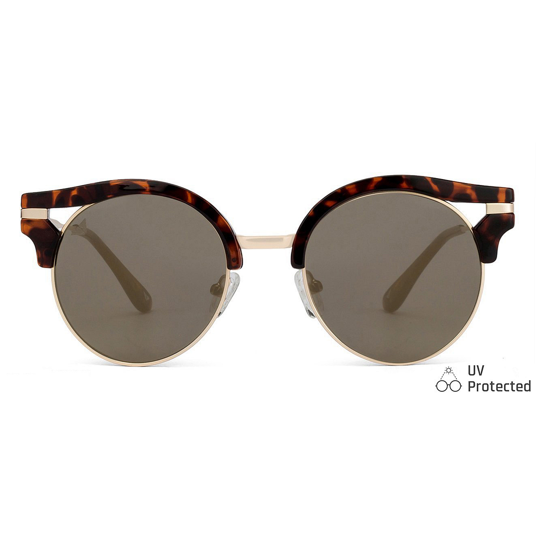 Vincent Chase Online Gold Full Rim Clubmaster left side