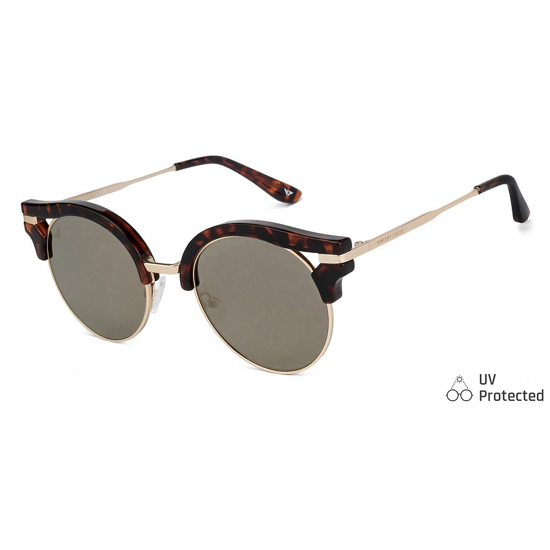 Vincent Chase Online Gold Full Rim Clubmaster right side