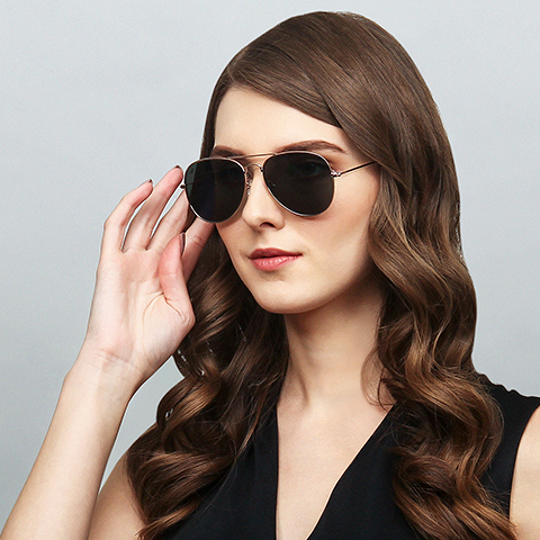 Vincent Chase Online Gold Full Rim Aviator right side