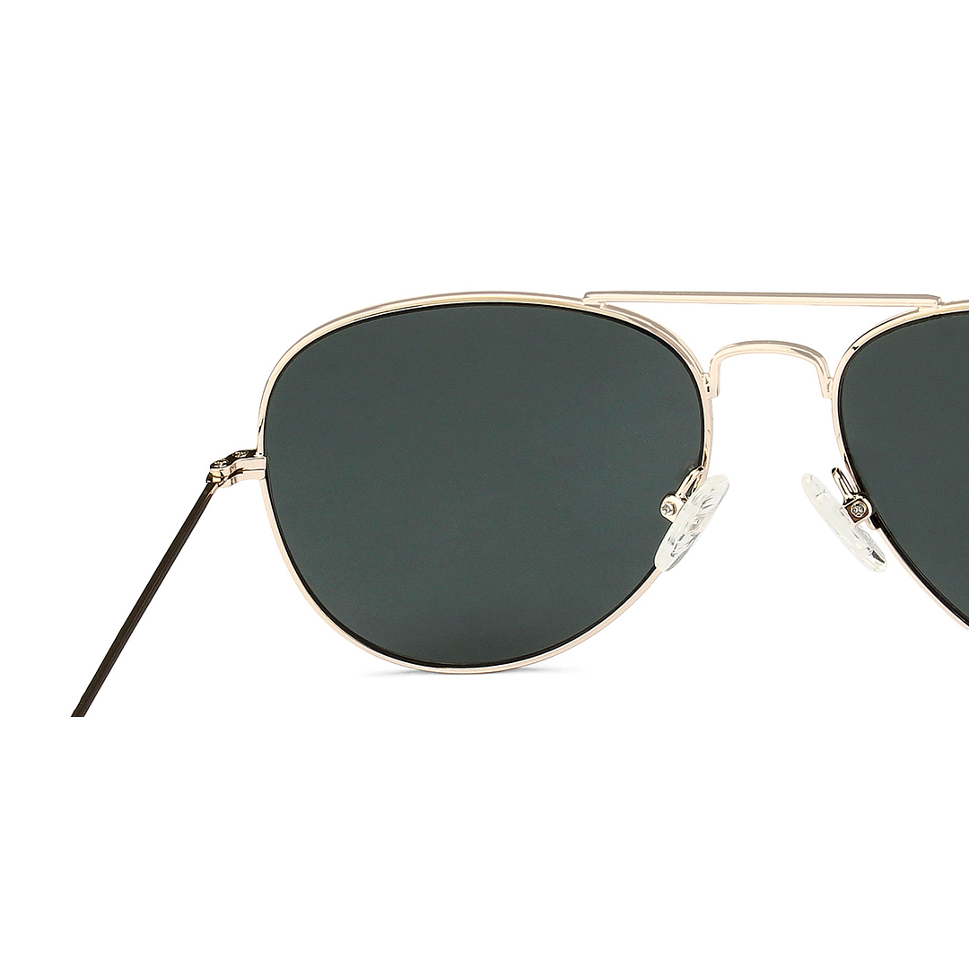 Vincent Chase Online Gold Full Rim Aviator left side