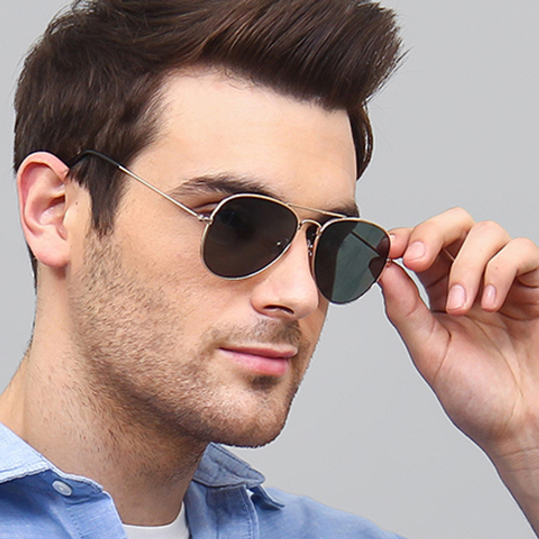 Vincent Chase Online Gold Full Rim Aviator right side