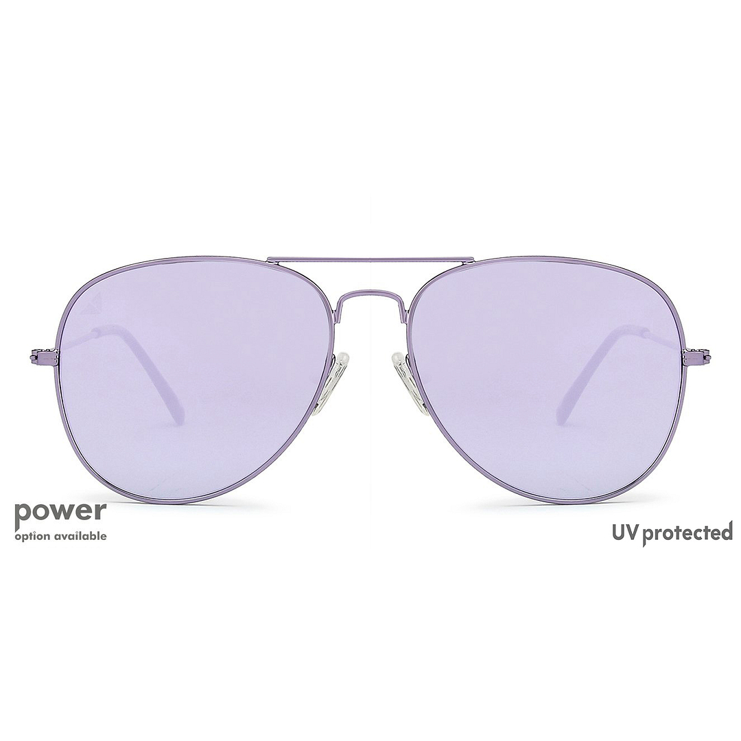 Vincent Chase Online Purple Full Rim Aviator left side
