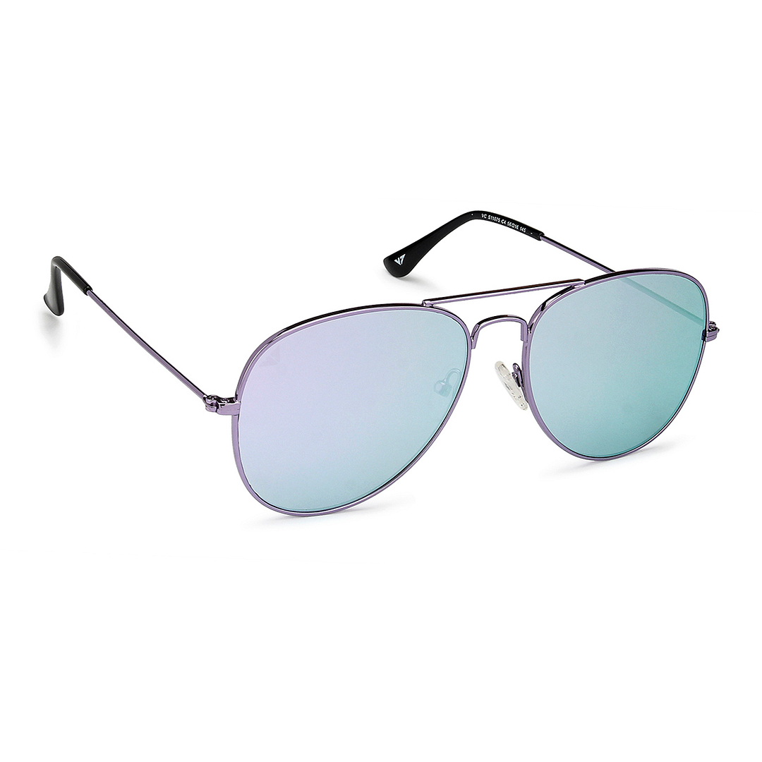 Vincent Chase Online Purple Full Rim Aviator left side