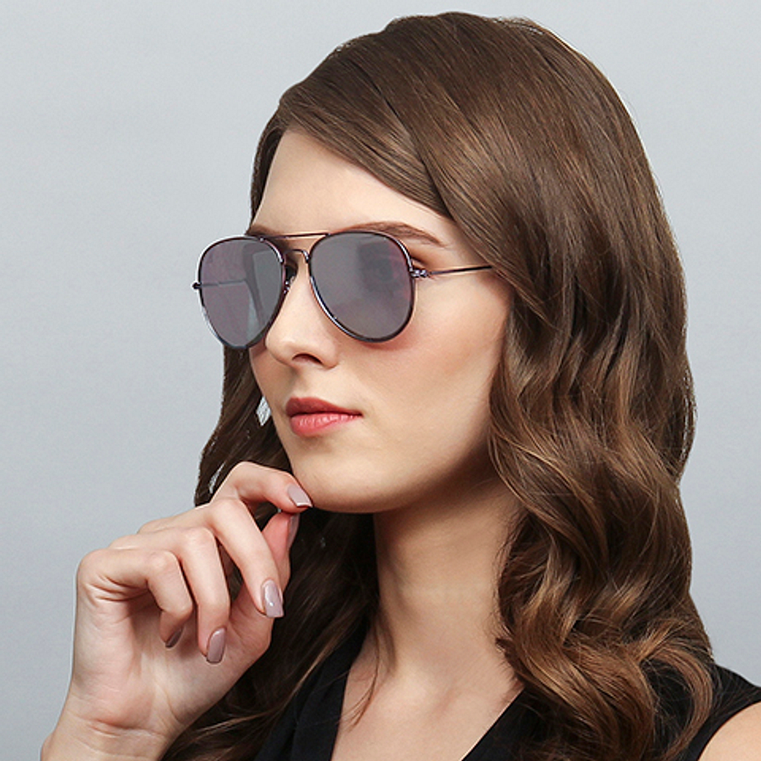 Vincent Chase Online Purple Full Rim Aviator right side