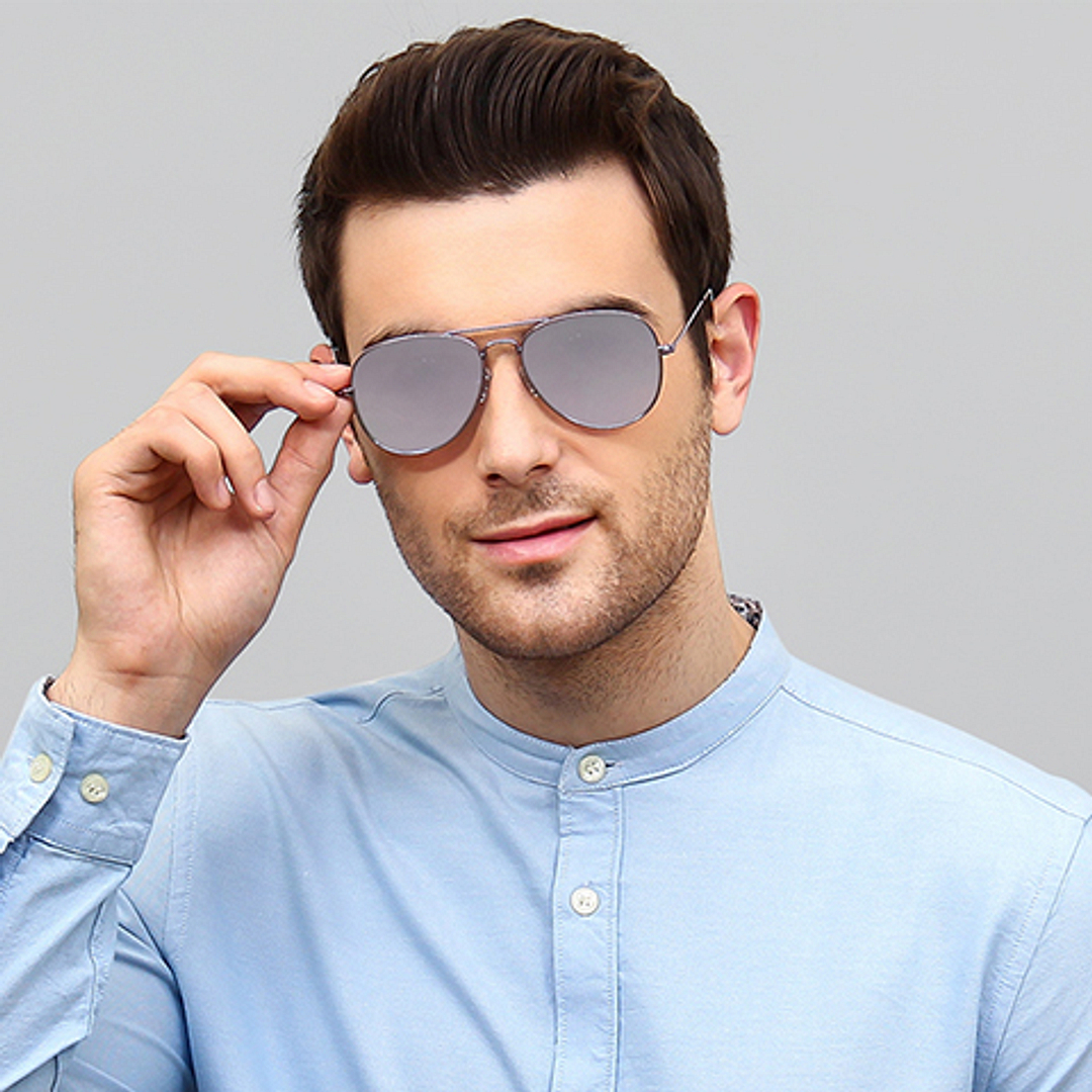 Vincent Chase Online Purple Full Rim Aviator left side