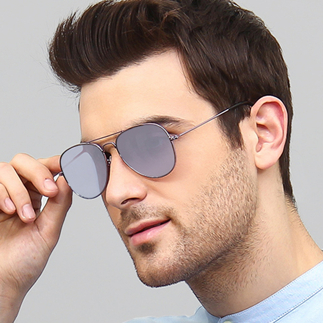 Vincent Chase Online Purple Full Rim Aviator left side