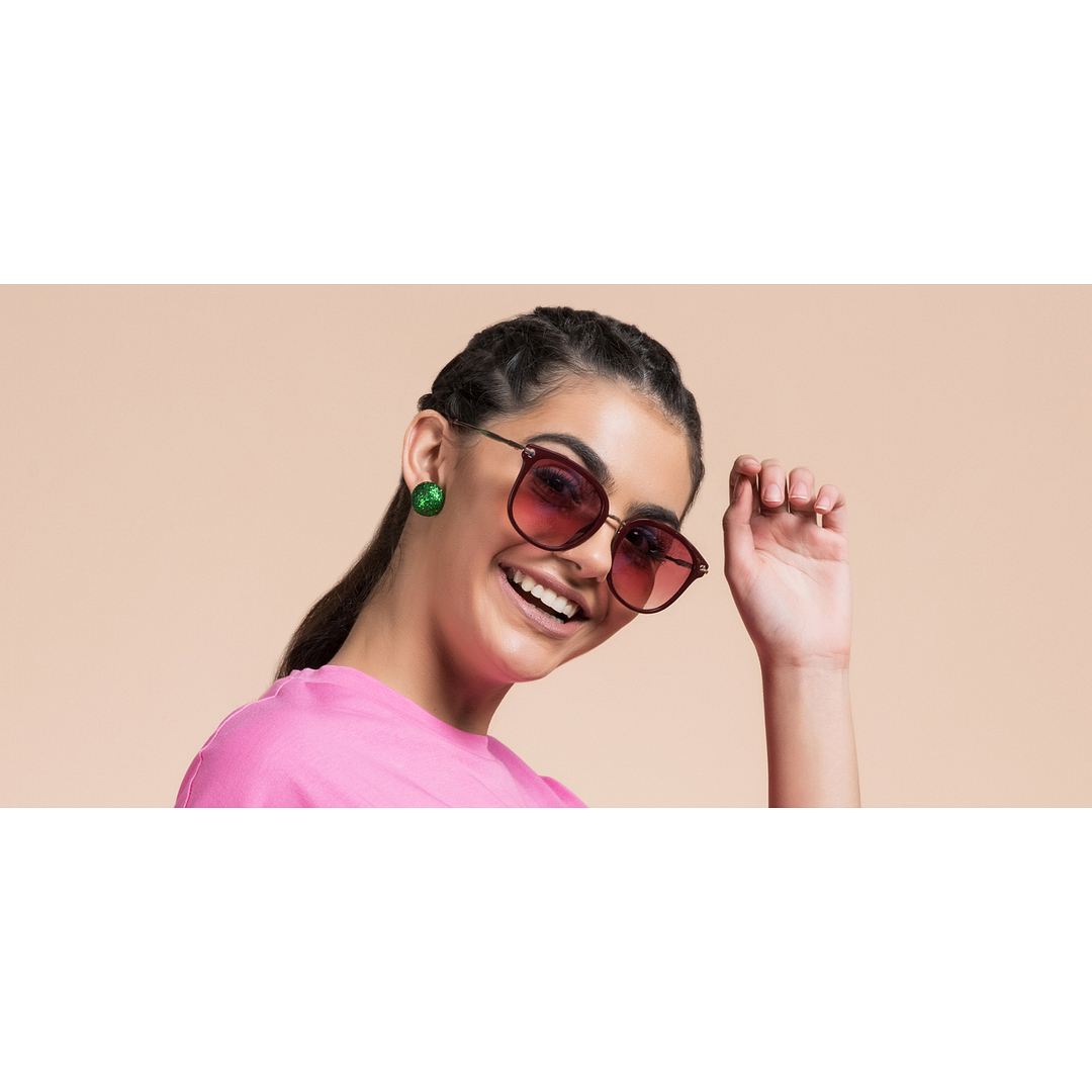 Vincent Chase Online Brown Full Rim Square left side