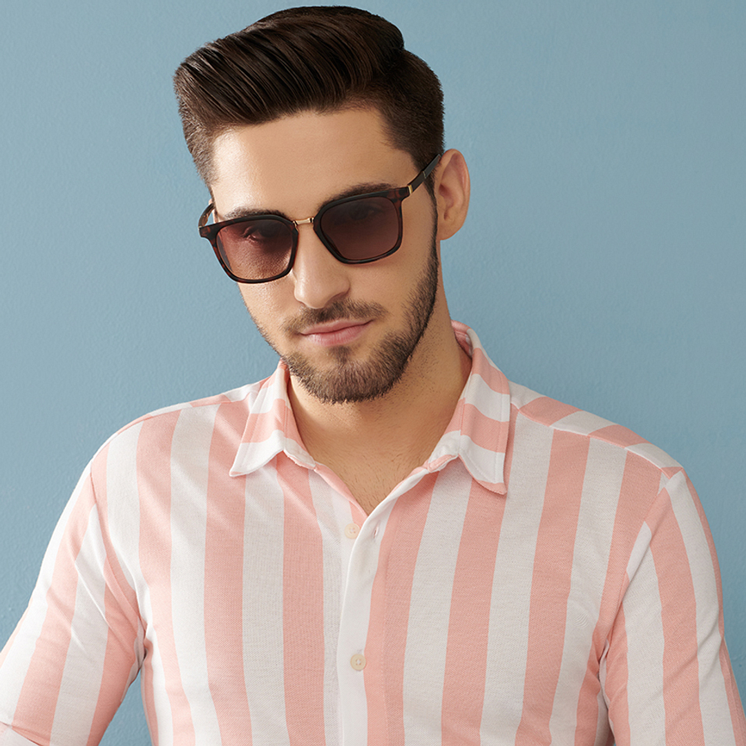 Vincent Chase Online Brown Full Rim Square left side