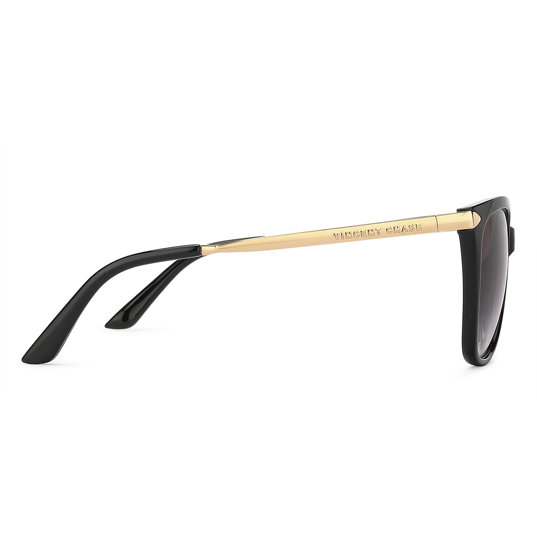 Vincent Chase Online Black Full Rim Cat Eye left side