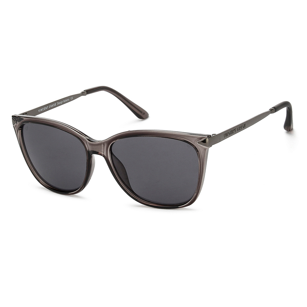 Vincent Chase Online Grey Full Rim Cat Eye left side