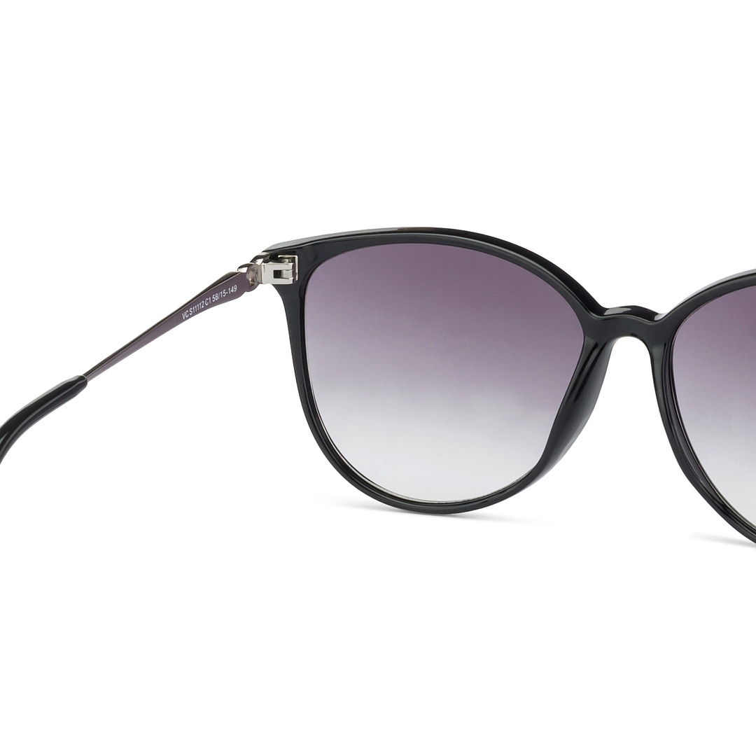 Vincent Chase Online Black Full Rim Cat Eye left side