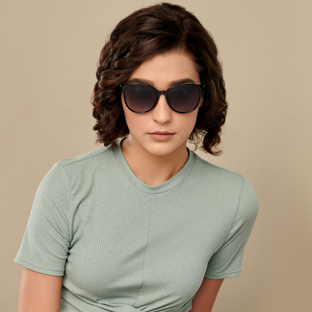 Vincent Chase Online Black Full Rim Cat Eye right side