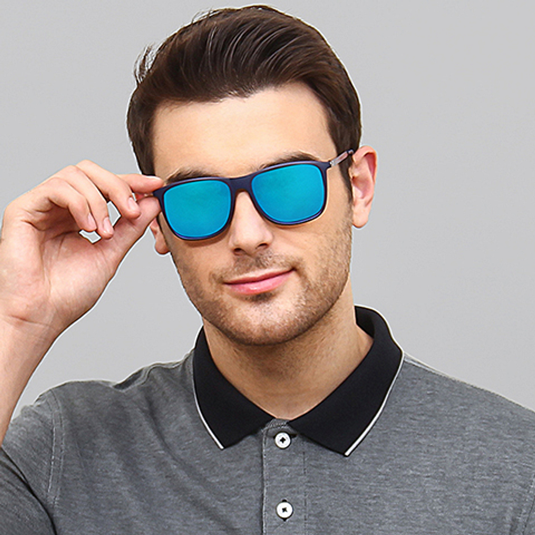 Vincent Chase Online Blue Full Rim Rectangle left side