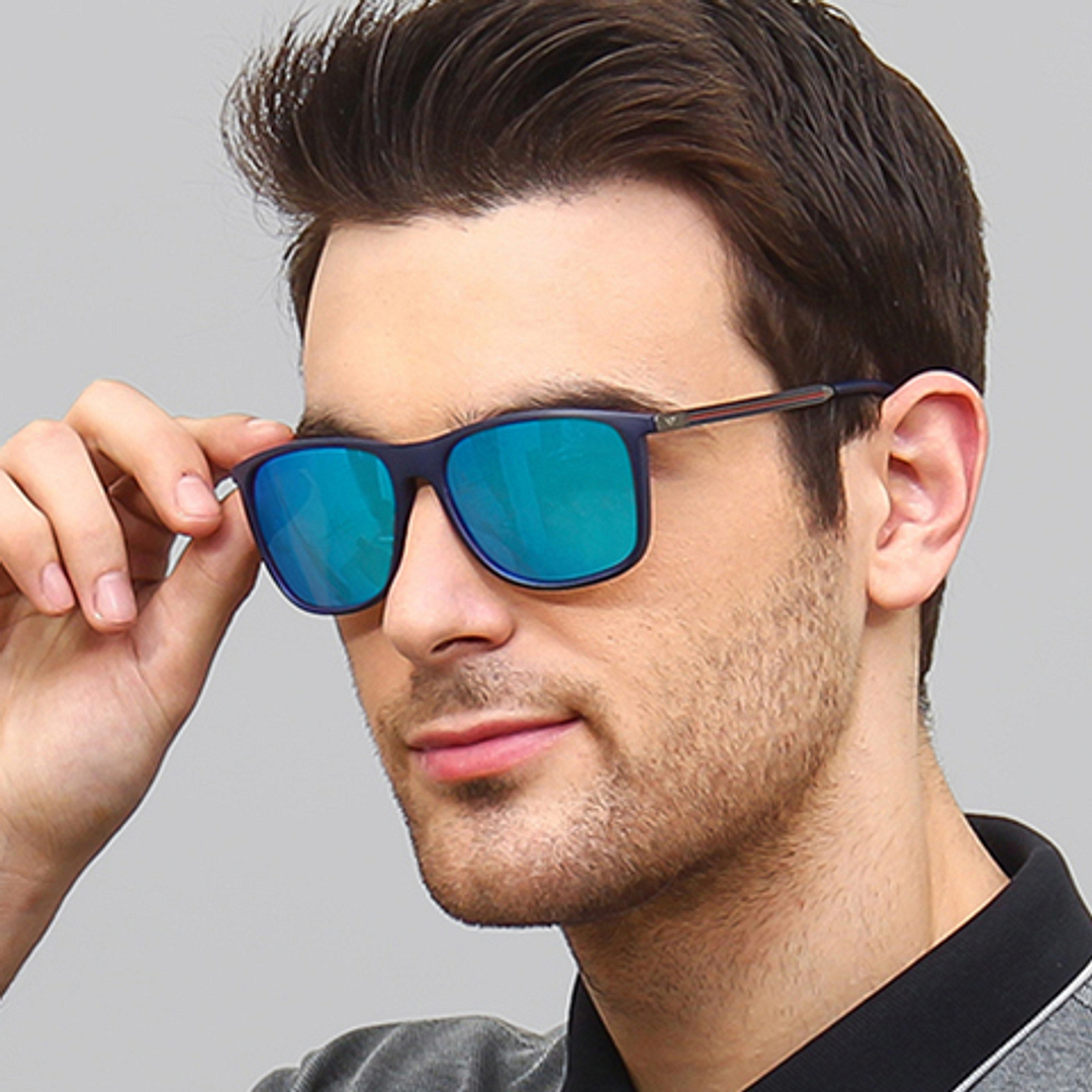 Vincent Chase Online Blue Full Rim Rectangle left side