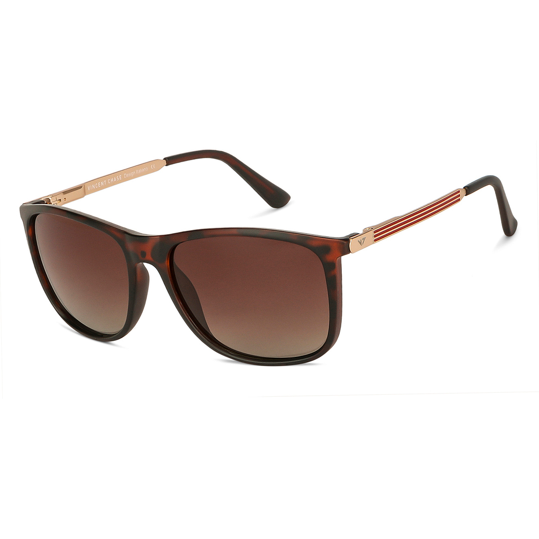 Vincent Chase Online Brown Full Rim Rectangle left side