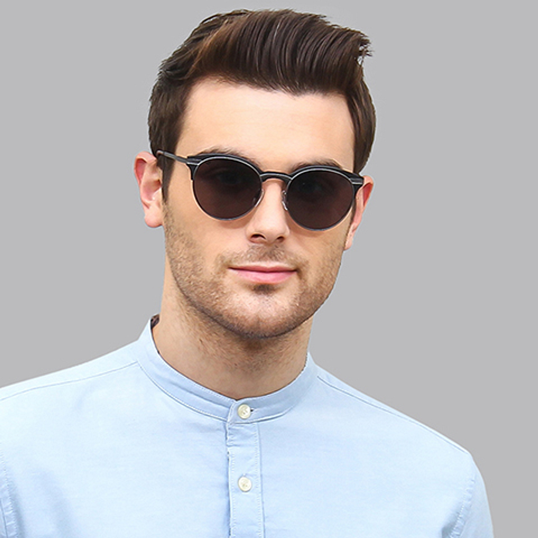 Vincent Chase Online Black Full Rim Clubmaster left side