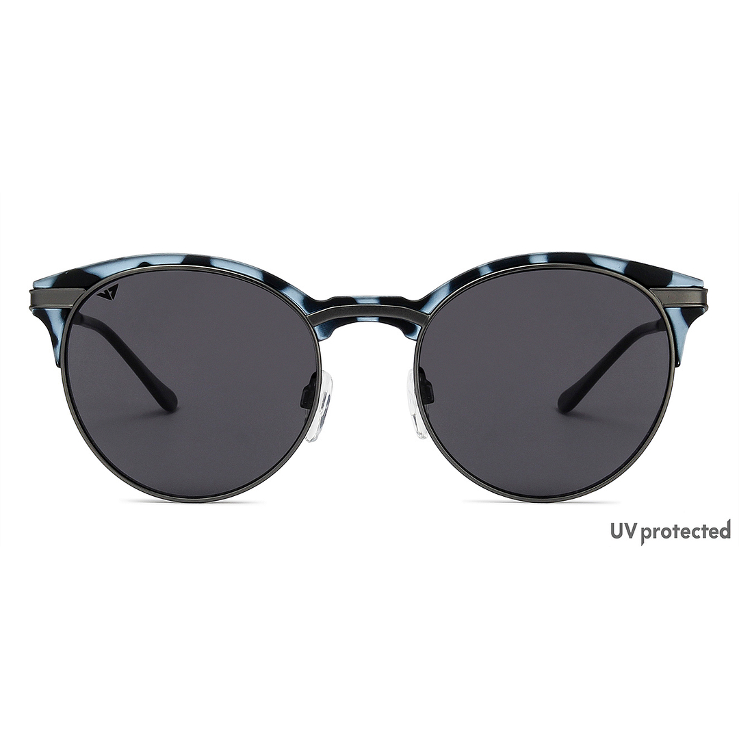 Vincent Chase Online Gunmetal Full Rim Clubmaster left side