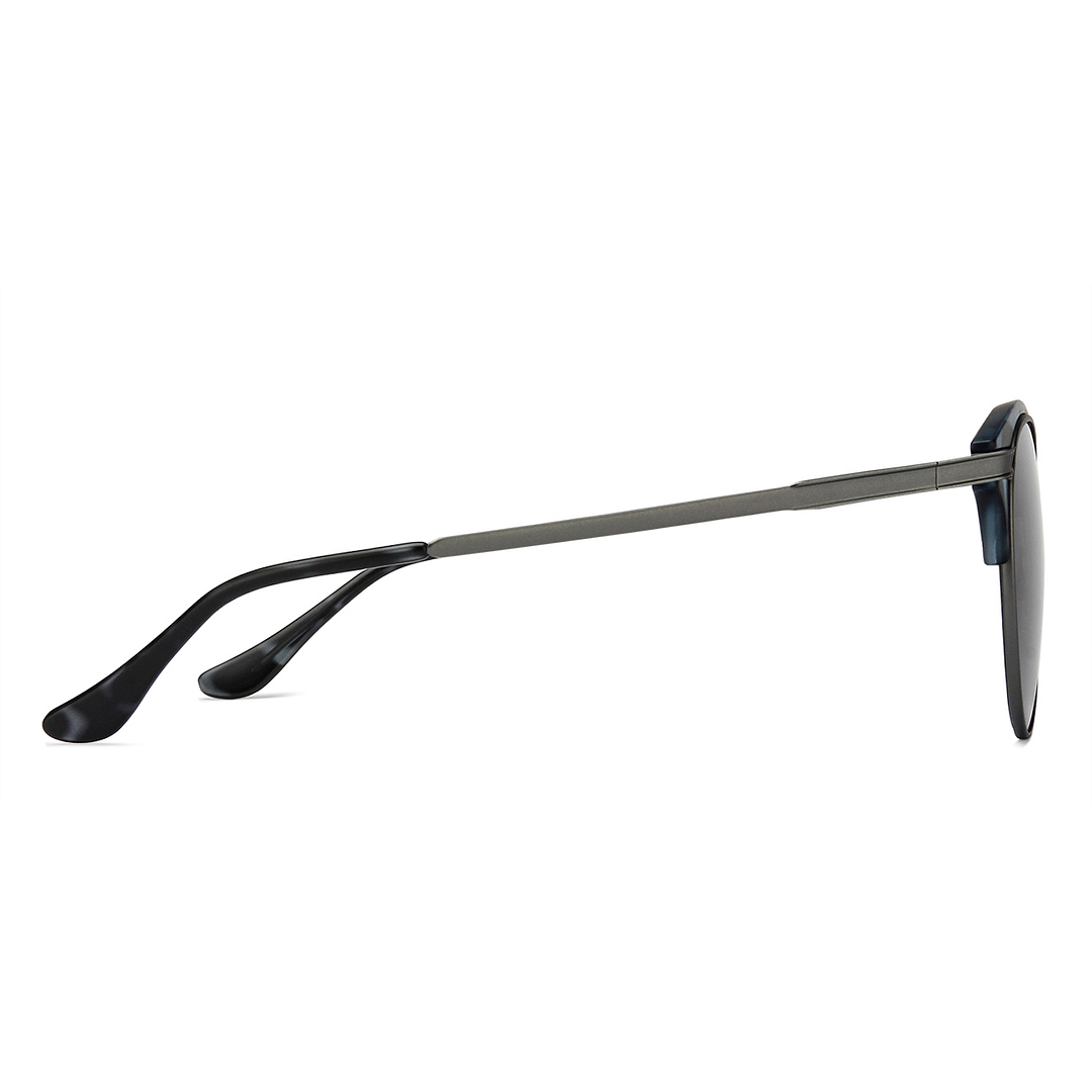 Vincent Chase Online Gunmetal Full Rim Clubmaster right side