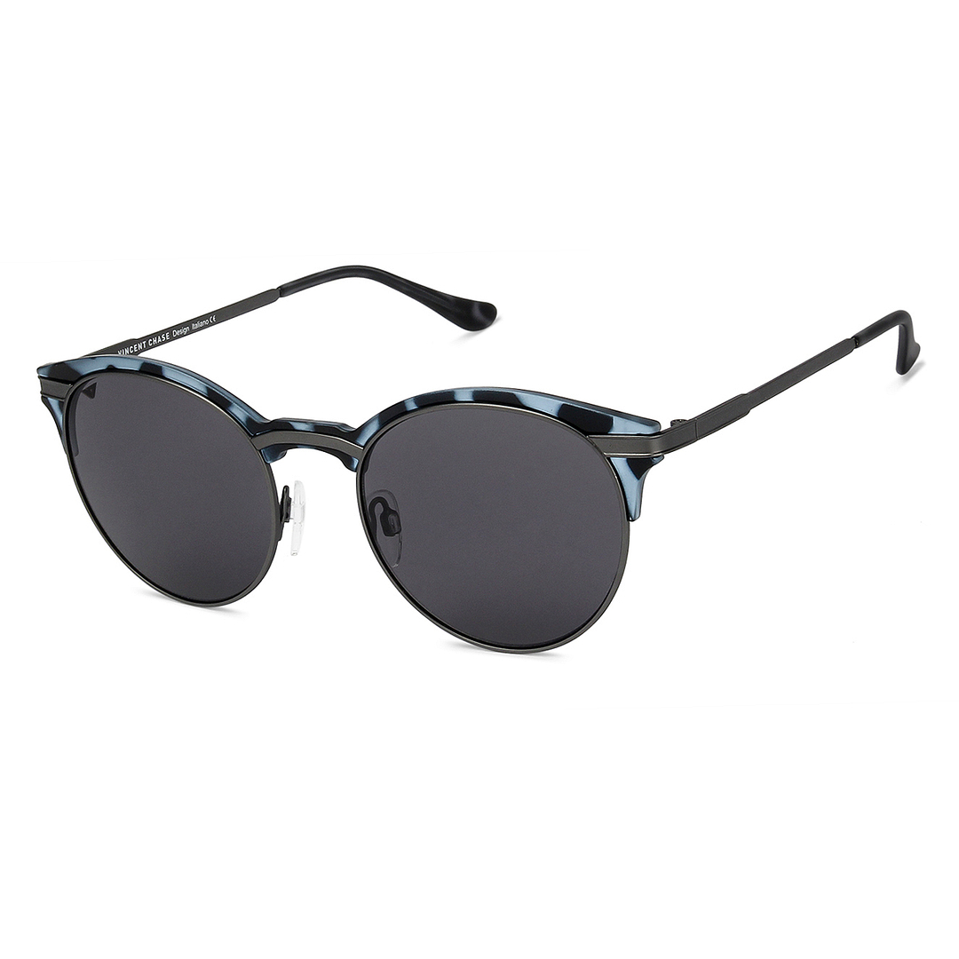 Vincent Chase Online Gunmetal Full Rim Clubmaster right side