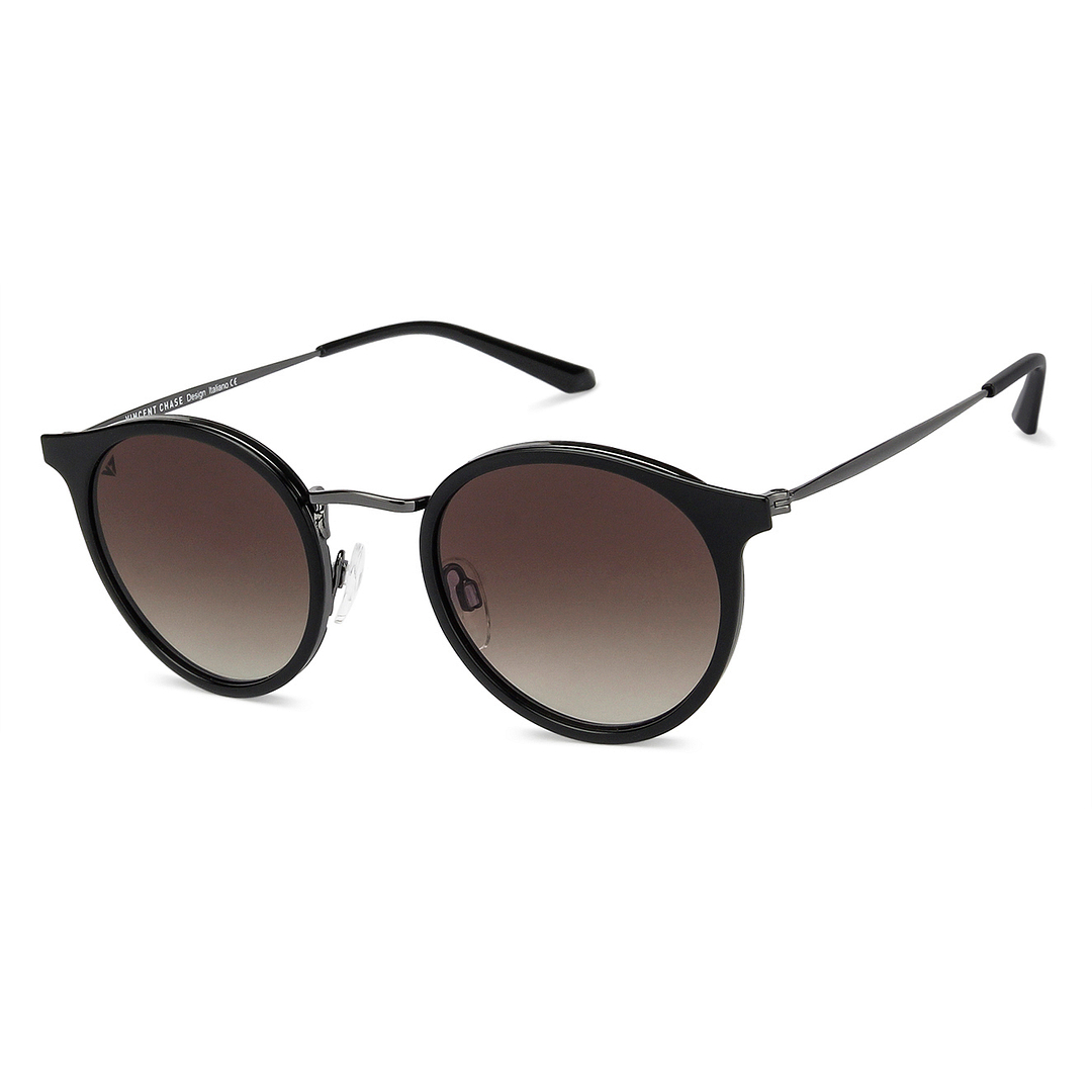 Vincent Chase Online Gunmetal Full Rim Round right side