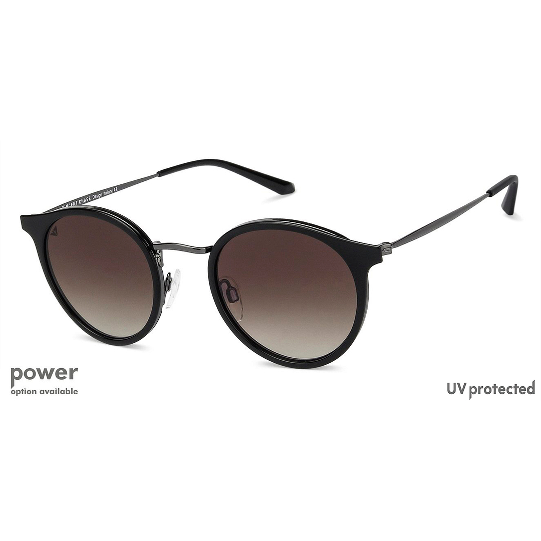 Vincent Chase Online Gunmetal Full Rim Round right side