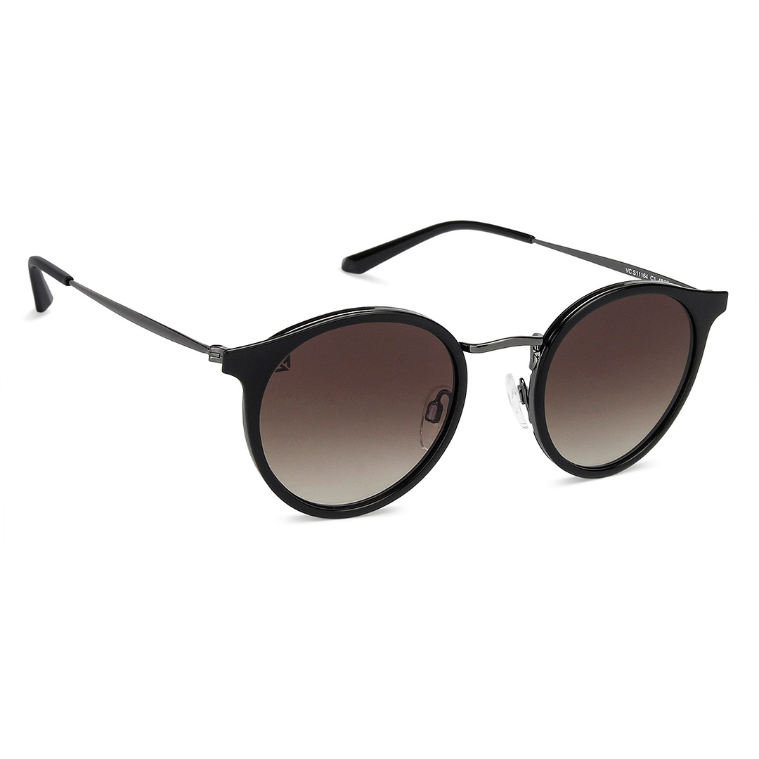 Vincent Chase Online Gunmetal Full Rim Round left side