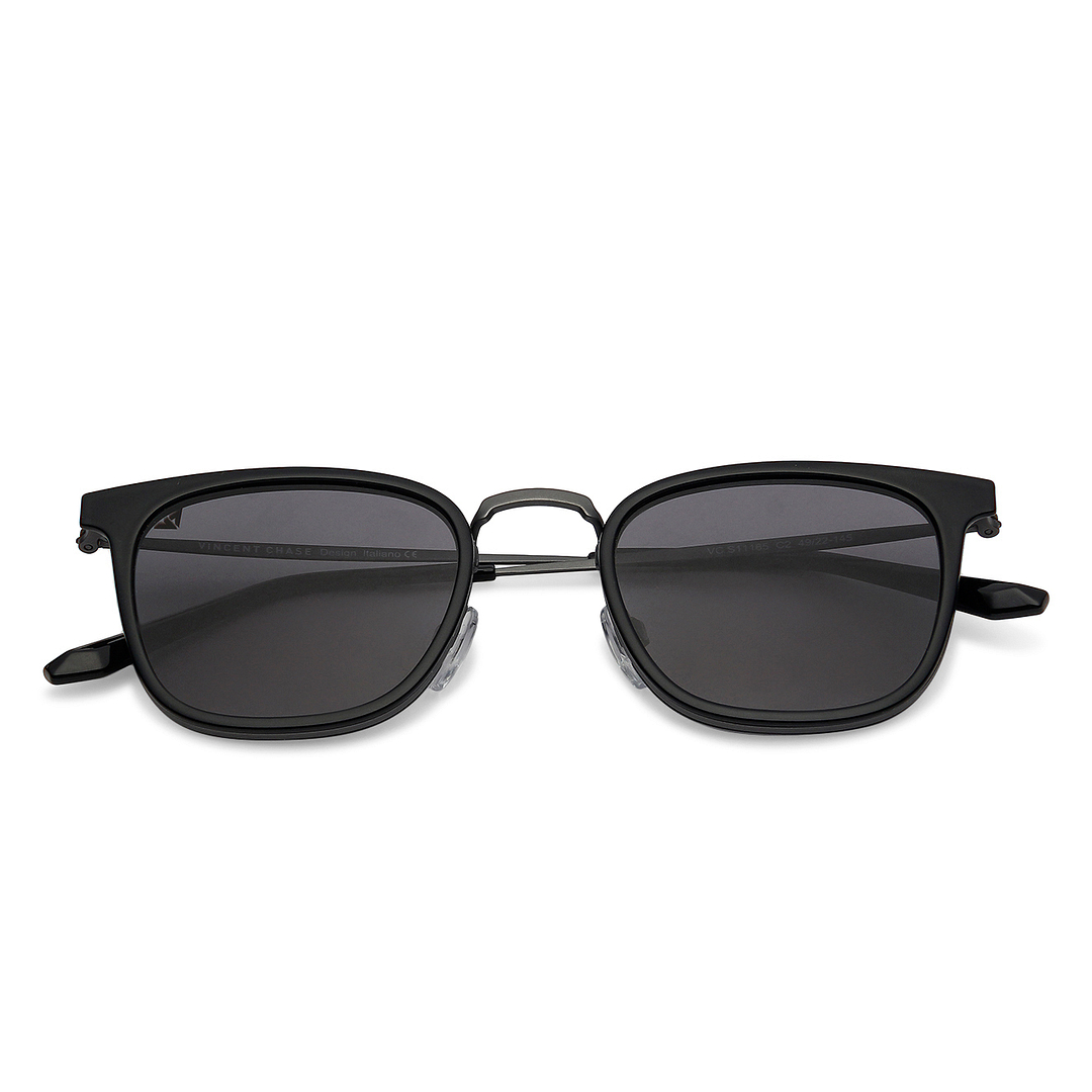 Vincent Chase Online Gunmetal Full Rim Rectangle right side