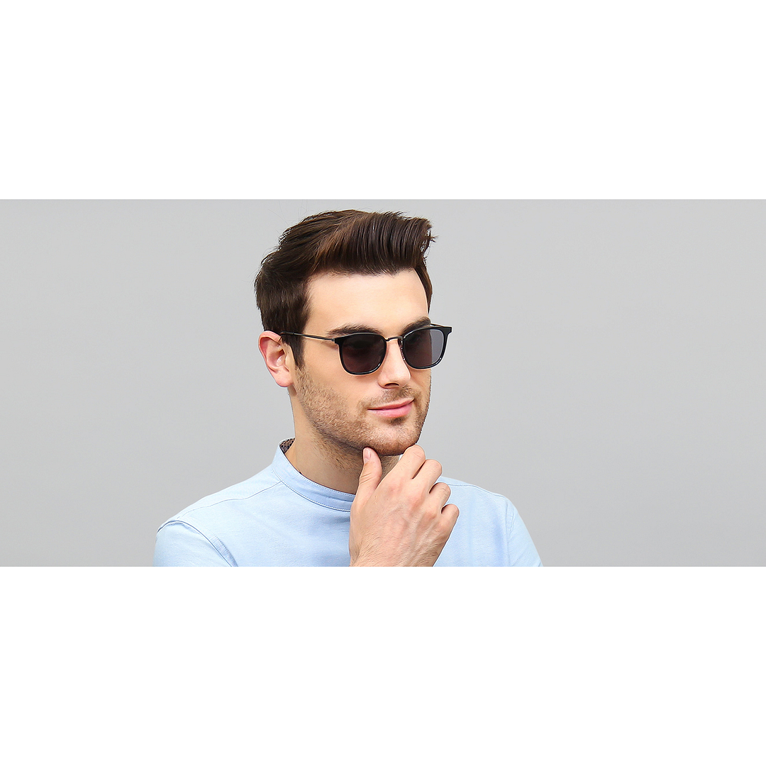 Vincent Chase Online Gunmetal Full Rim Rectangle right side