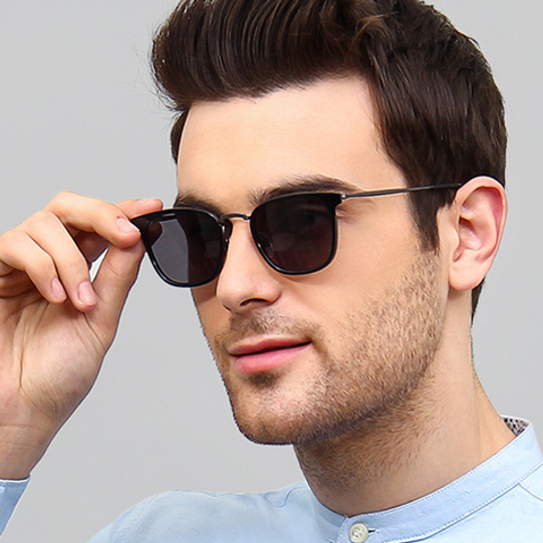 Vincent Chase Online Gunmetal Full Rim Rectangle right side