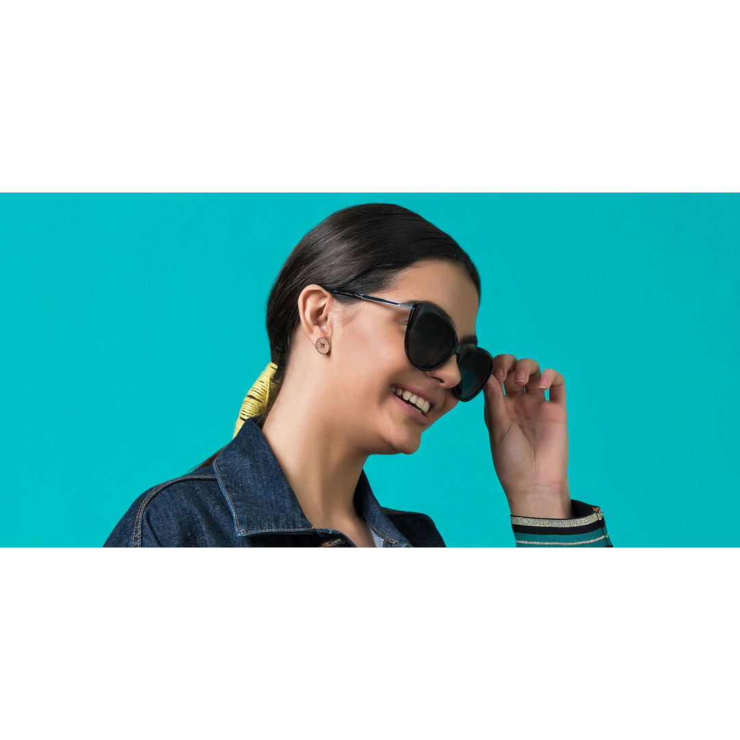 Vincent Chase Online Blue Full Rim Cat Eye right side