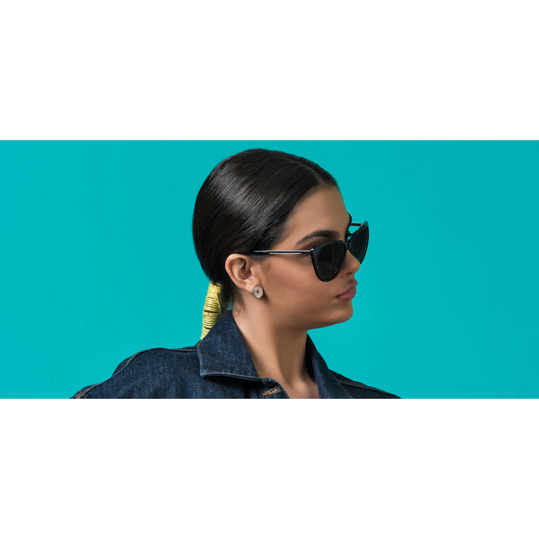 Vincent Chase Online Blue Full Rim Cat Eye left side