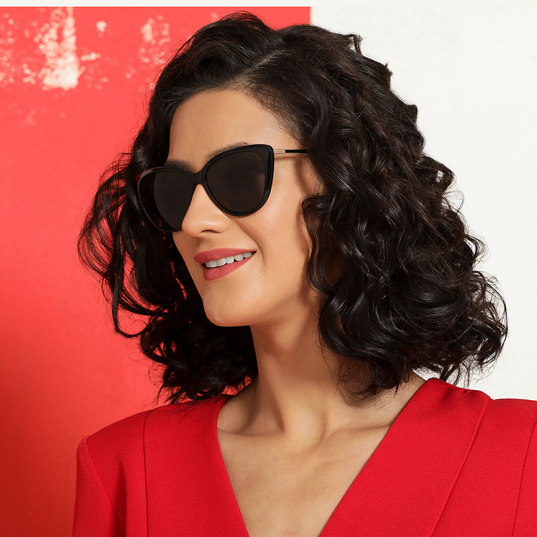 Vincent Chase Online Black Full Rim Cat Eye right side