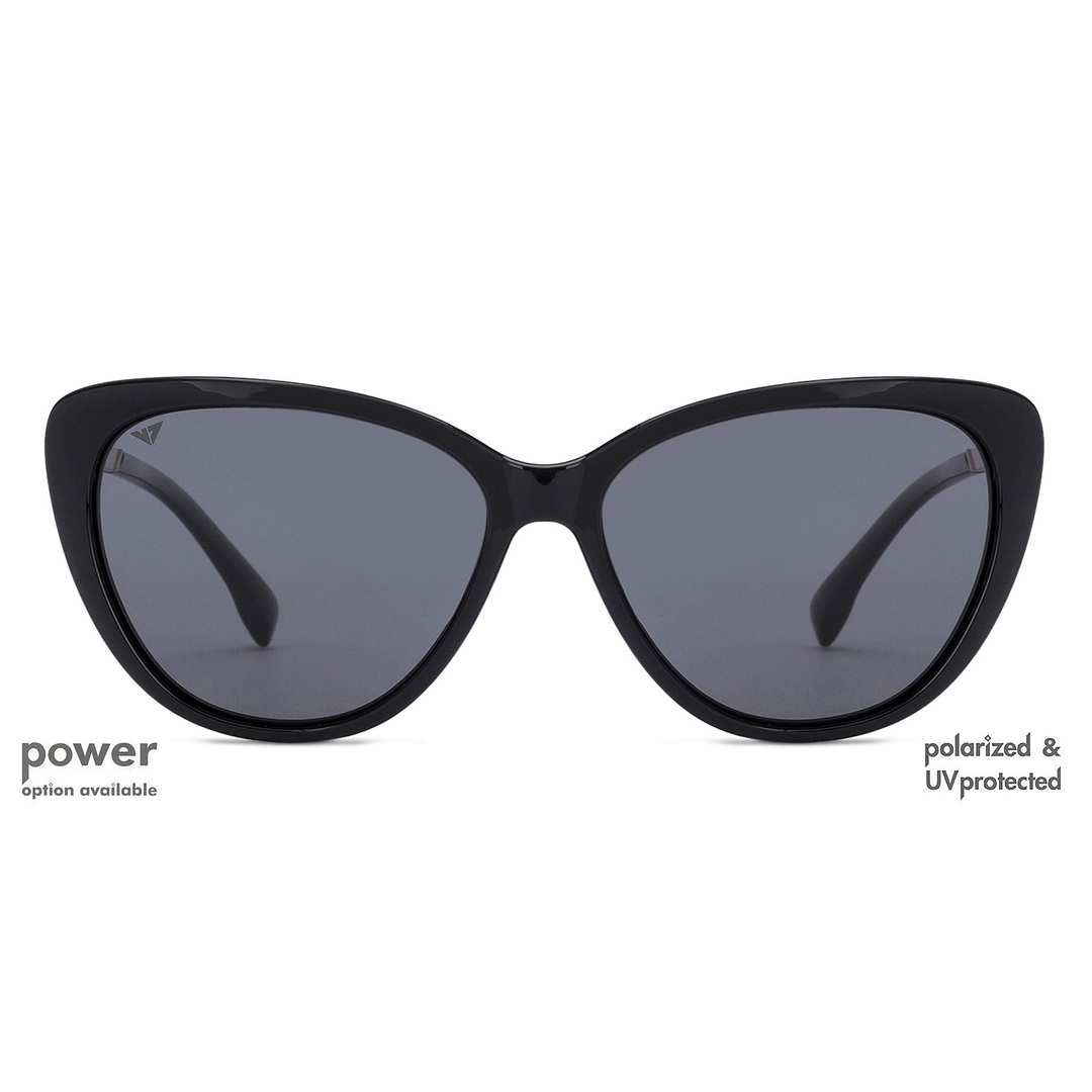 Vincent Chase Online Black Full Rim Cat Eye left side