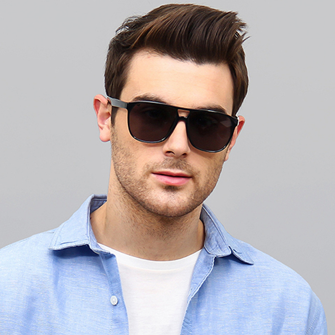 Vincent Chase Online Black Full Rim Rectangle left side