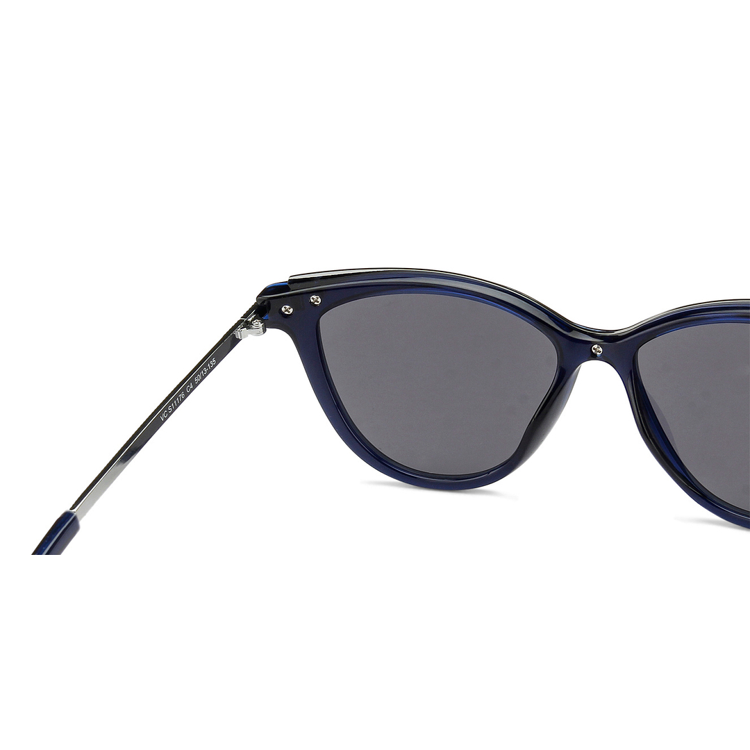 Vincent Chase Online Silver Full Rim Cat Eye right side