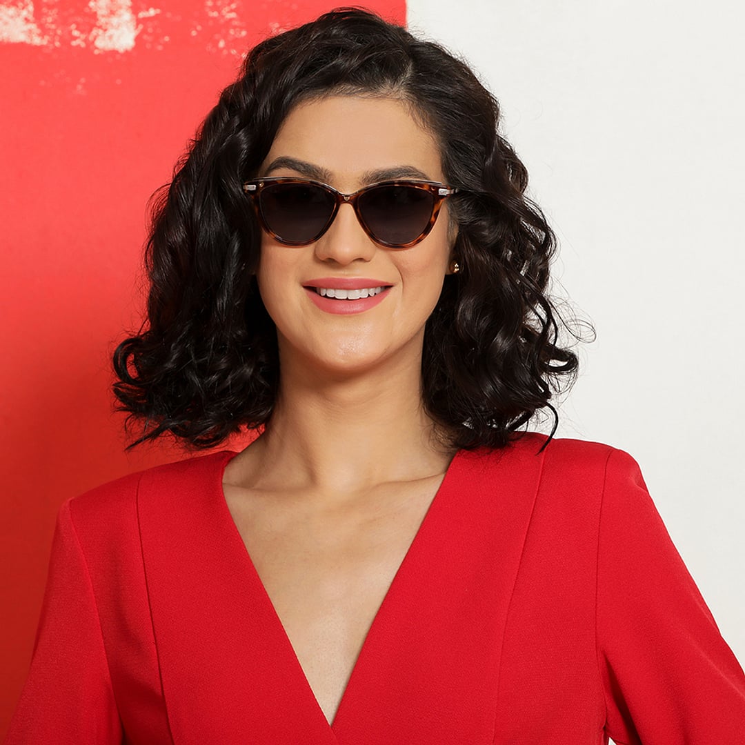 Vincent Chase Polarized Brown Full Rim Cat Eye right side