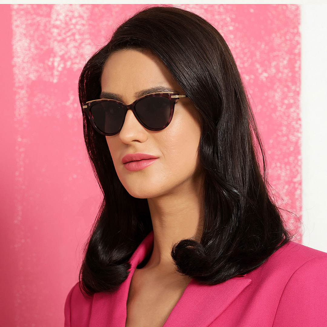 Vincent Chase Online Purple Full Rim Cat Eye left side