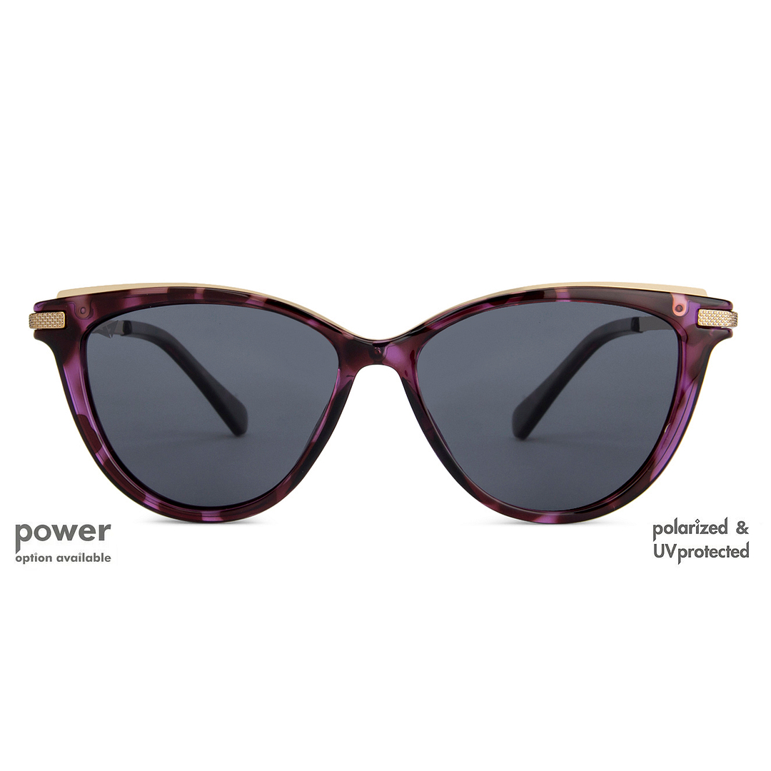 Vincent Chase Online Purple Full Rim Cat Eye left side