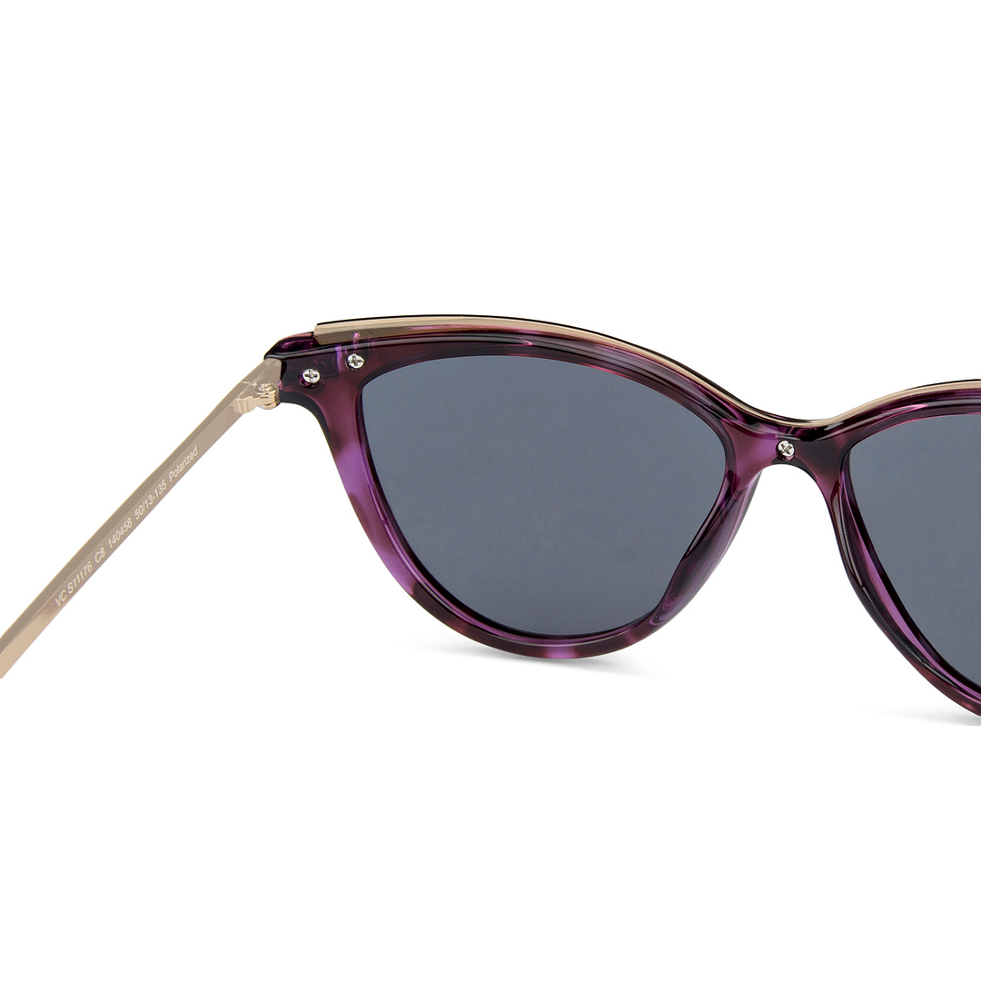 Vincent Chase Online Purple Full Rim Cat Eye right side