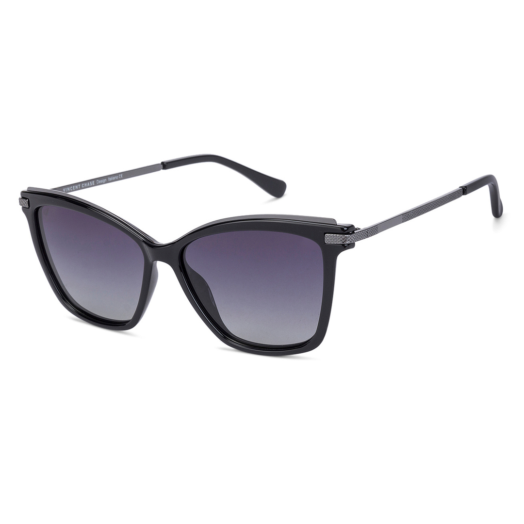 Vincent Chase Online Gunmetal Full Rim Cat Eye right side