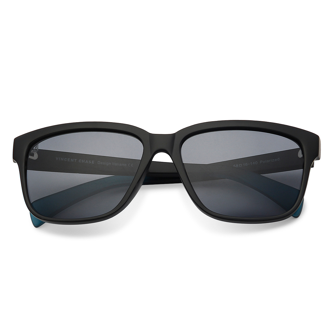 Vincent Chase Online Black Full Rim Rectangle left side