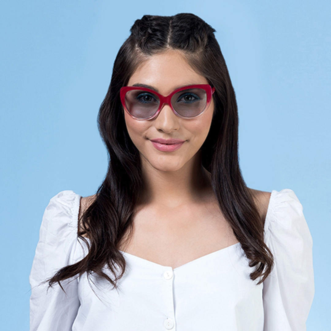 Vincent Chase Online Pink Full Rim Cat Eye right side