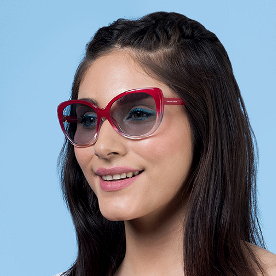 Vincent Chase Online Pink Full Rim Cat Eye left side