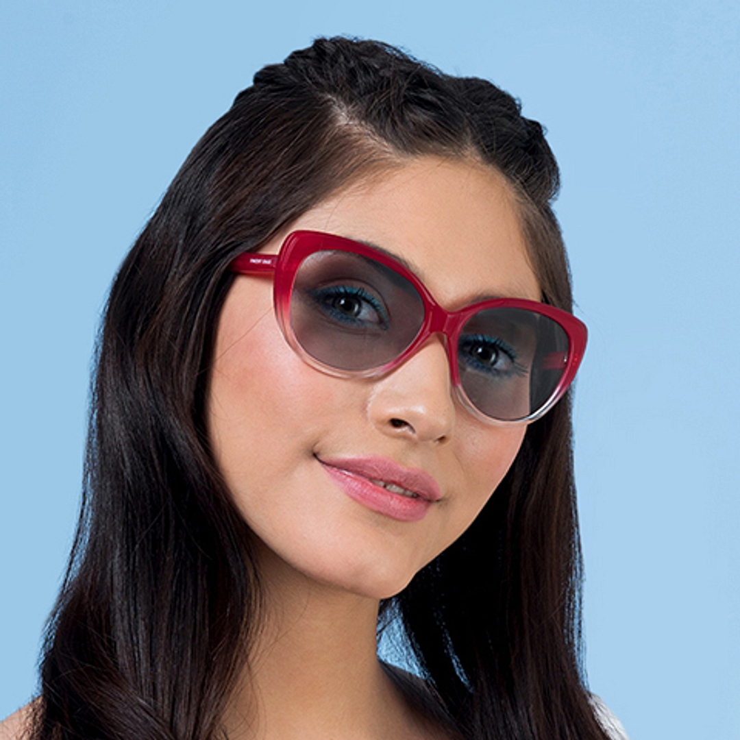 Vincent Chase Online Pink Full Rim Cat Eye left side