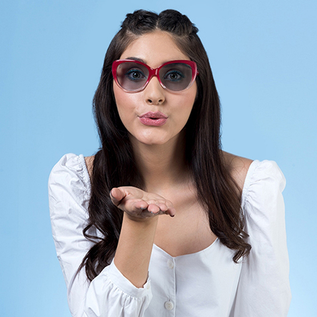 Vincent Chase Online Pink Full Rim Cat Eye right side