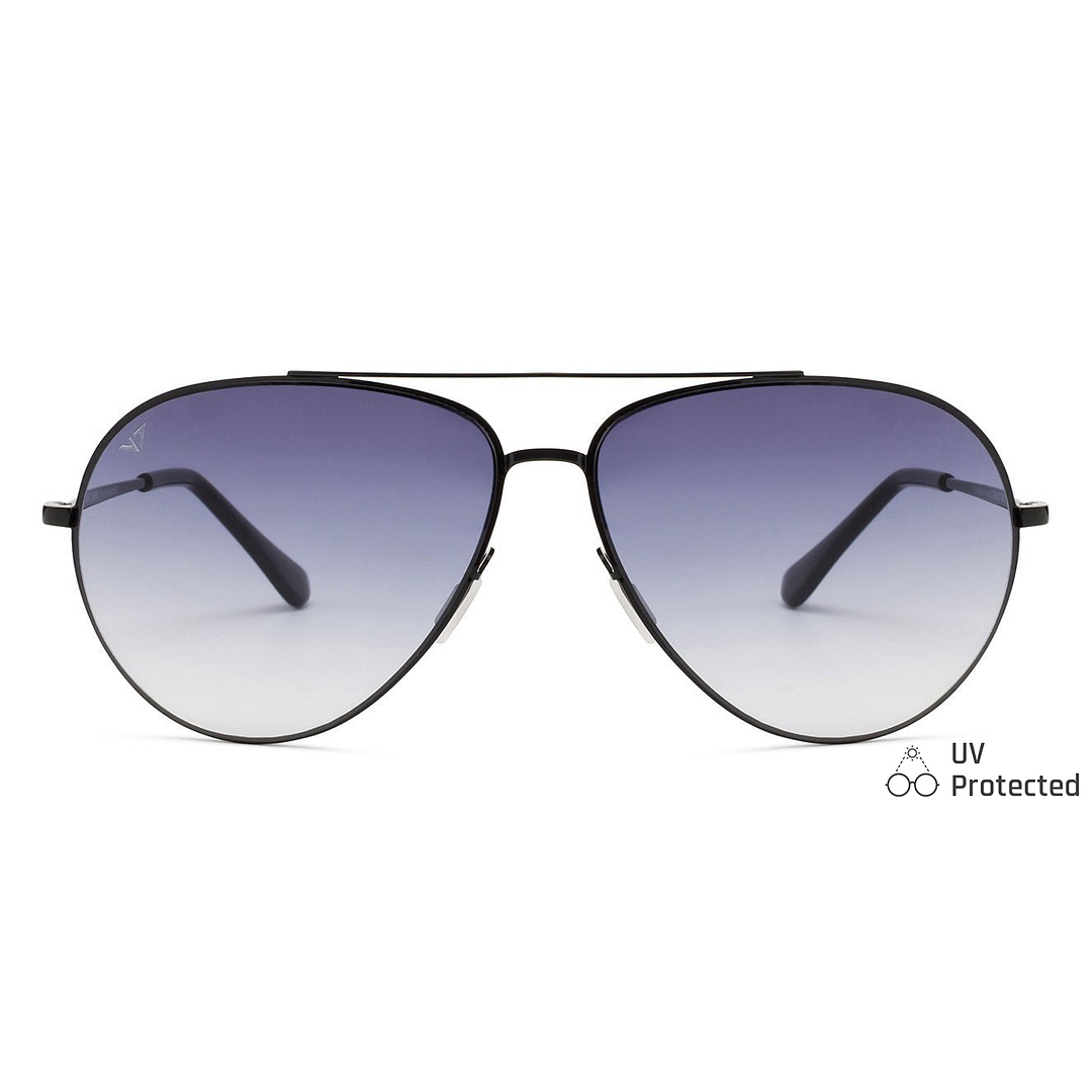 Vincent Chase Online Black Full Rim Aviator left side